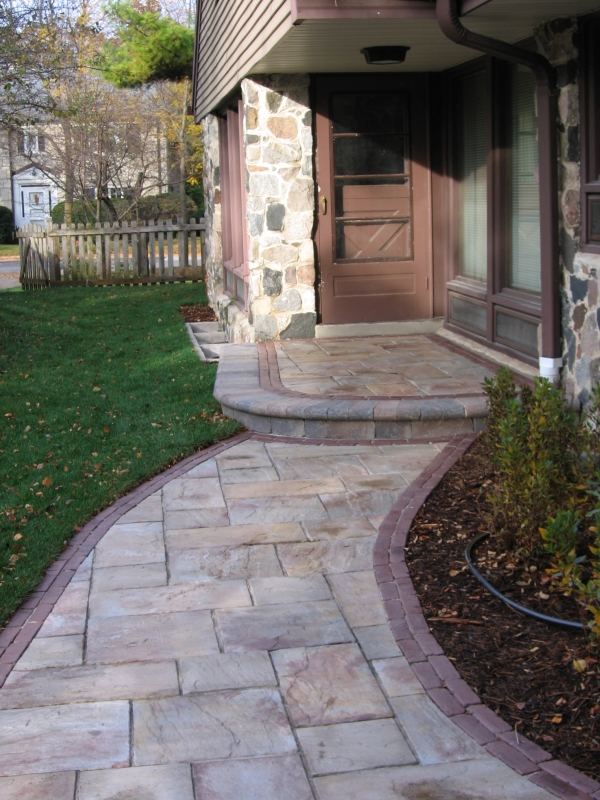 Flagstone Porch Installation